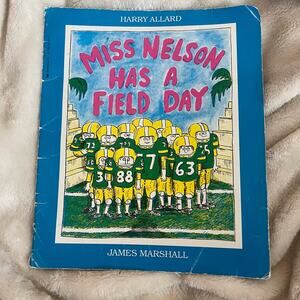 $3/14 / 5/18 📚| Vintage Children’s Picture Book, Miss Nelson has a Field Day